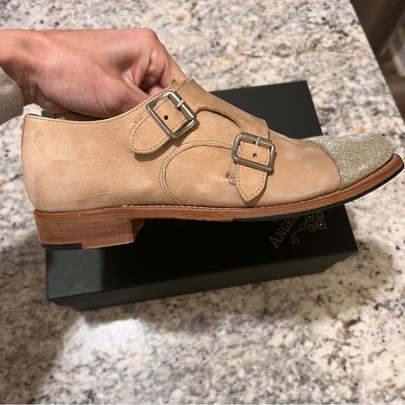 The Office of Angela Scott Mr. Colin Monkstrap Loafers Leather Shoes size 36.5 - Picture 4 of 13